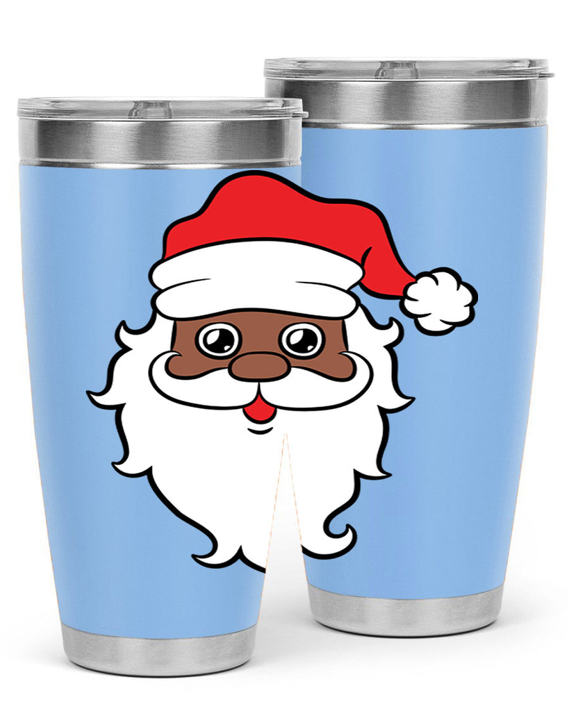 black santa 25#- black men - boys- tumbler