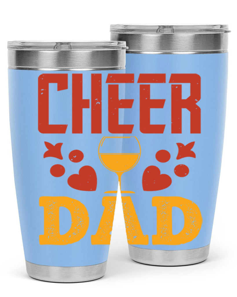 cheer dad 121#- fathers day- Tumbler