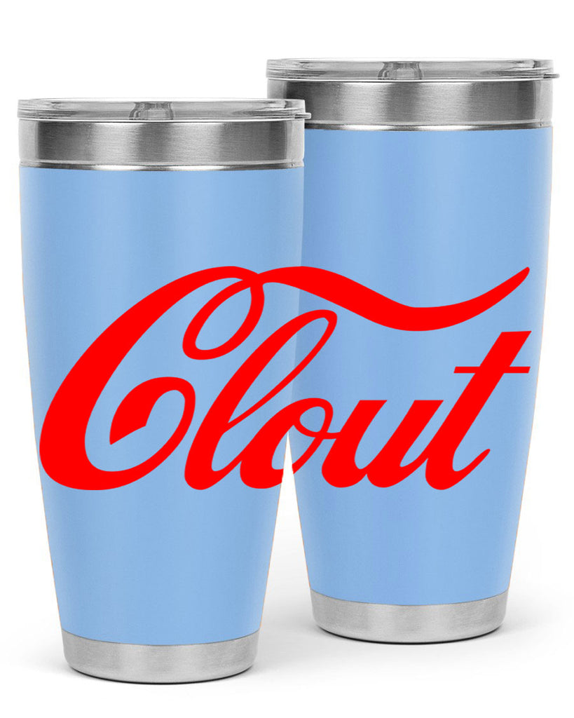 clout 185#- black words phrases- Cotton Tank