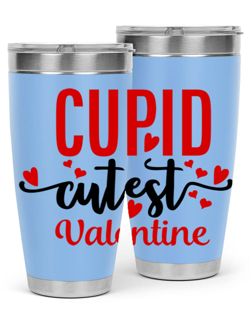 cupid cutest valentine 80#- valentines day- Tumbler