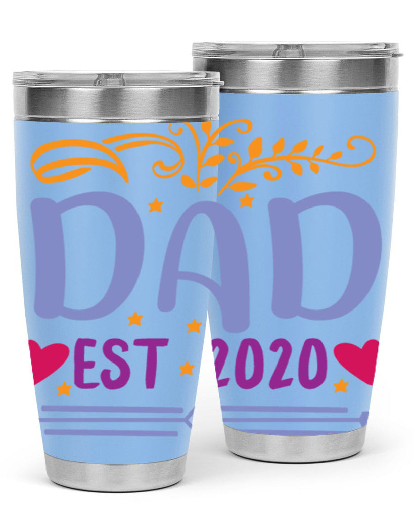 dad est 98#- fathers day- Tumbler