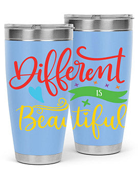 different is beautiful Style 11#- autism- Tumbler