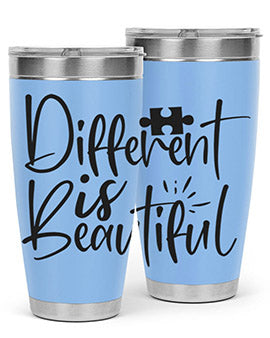 different is beautiful Style 12#- autism- Tumbler