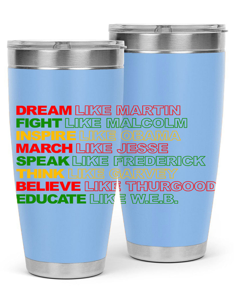 dream like martin 165#- black words phrases- Cotton Tank