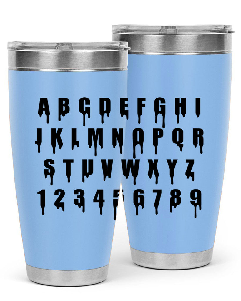 drip font 164#- black words phrases- Cotton Tank