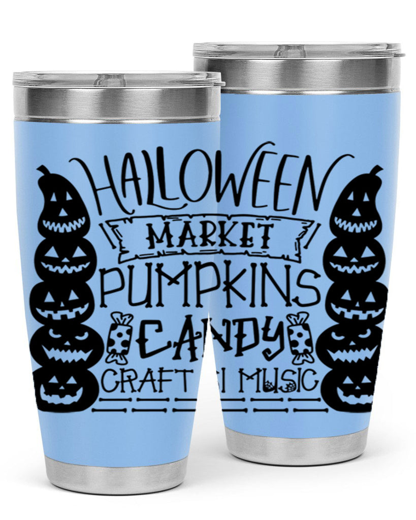 halloween market pumpkins candy 73#- halloween- Tumbler