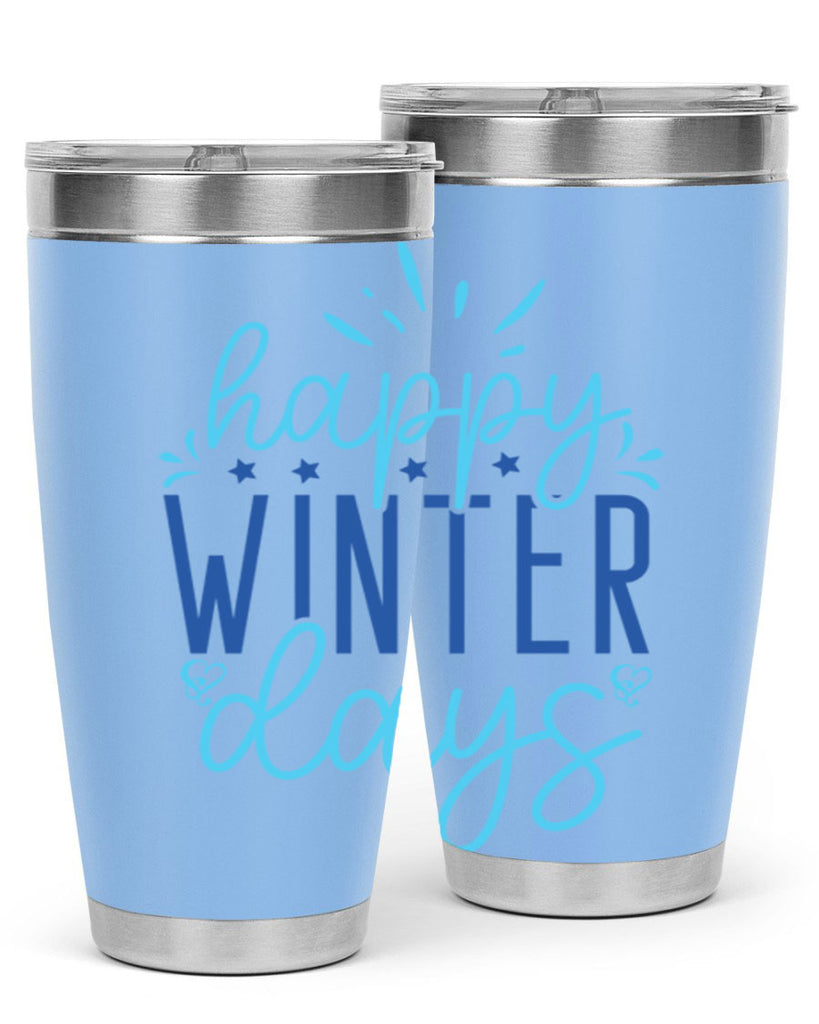 happy winter days 121#- winter- Tumbler