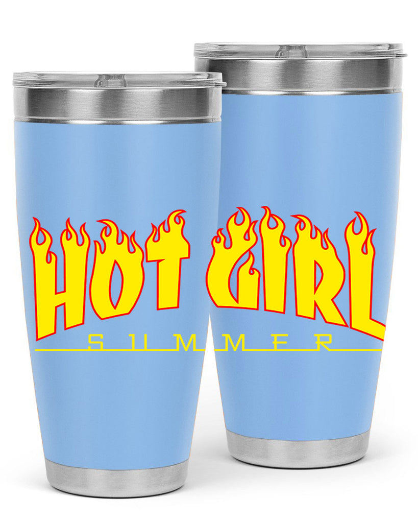 hot girl  summer fire 123#- black words phrases- Cotton Tank