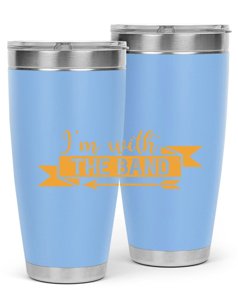 i’m with the band 58#- mardi gras- Tumbler