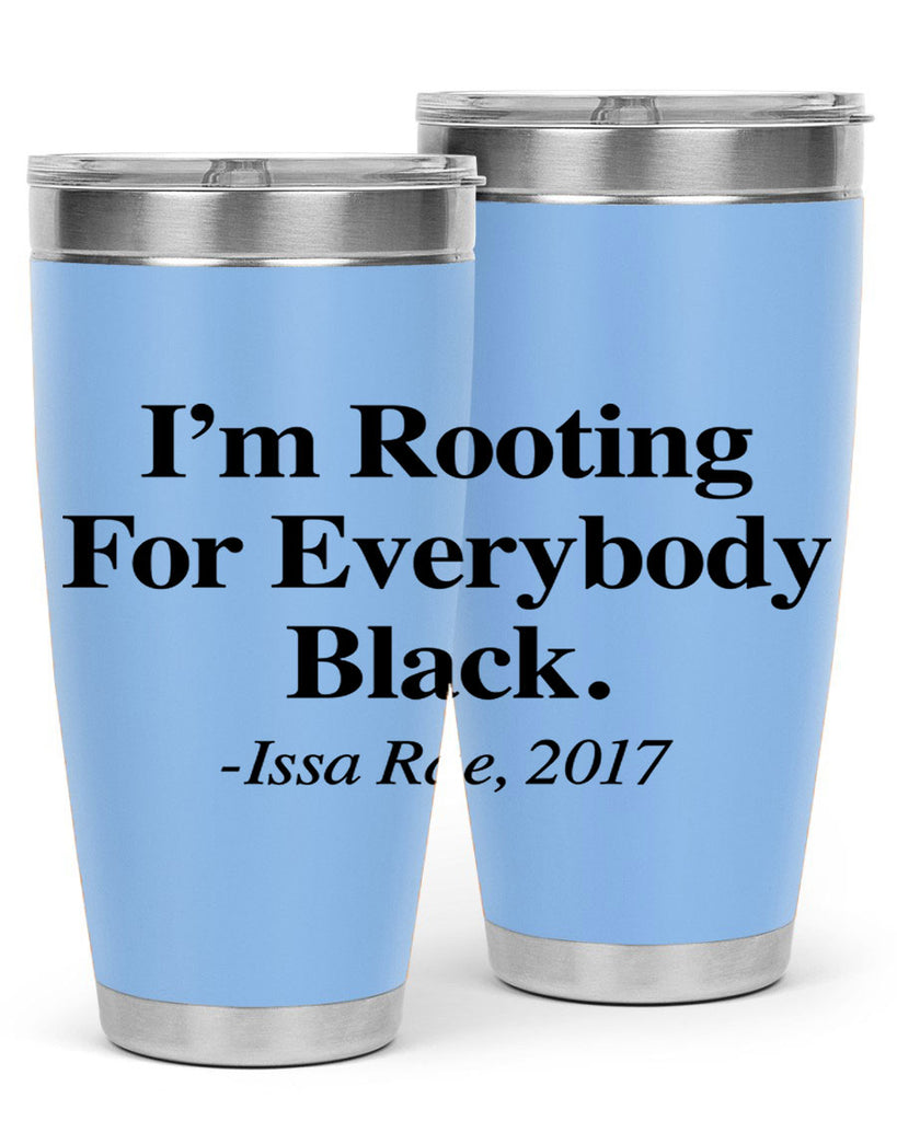 im  rooting for everybody black  109#- black words phrases- Cotton Tank