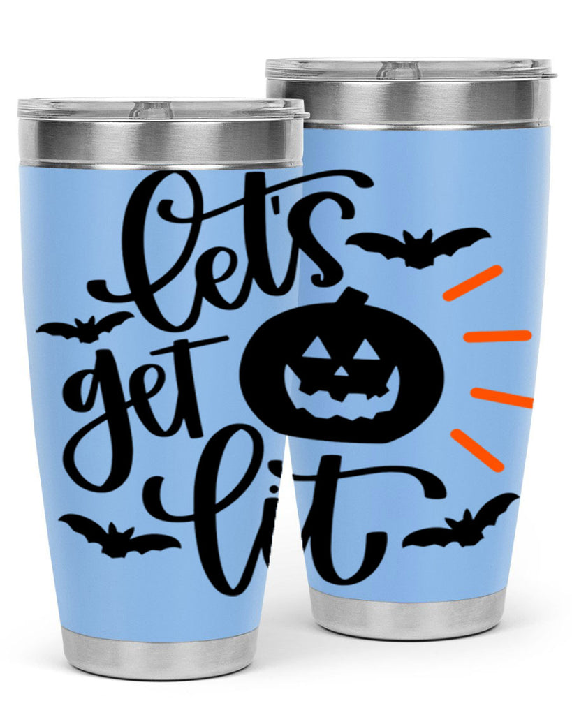 lets get lit 48#- halloween- Tumbler
