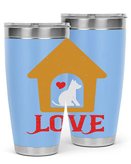 love Style 161#- dog- Tumbler