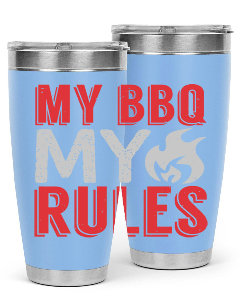 my bbq my rule 22#- bbq- Tumbler