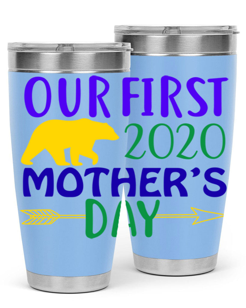 our first mothers day 4#- mardi gras- Tumbler