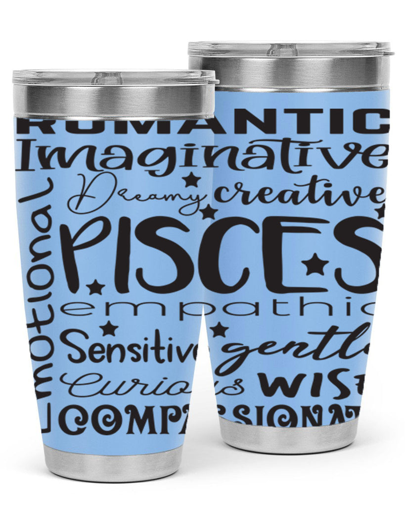 pisces 570#- zodiac- Tumbler