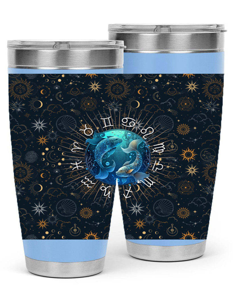 pisces Straight 366#- zodiac- Tumbler