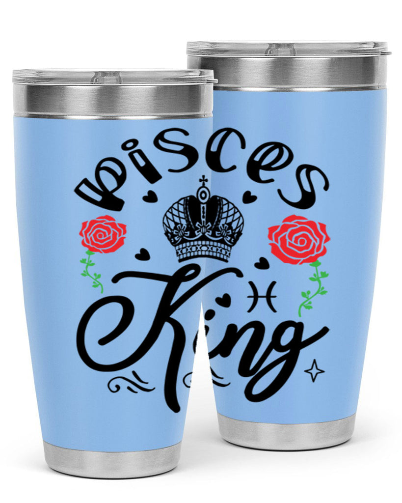 pisces king 375#- zodiac- Tumbler