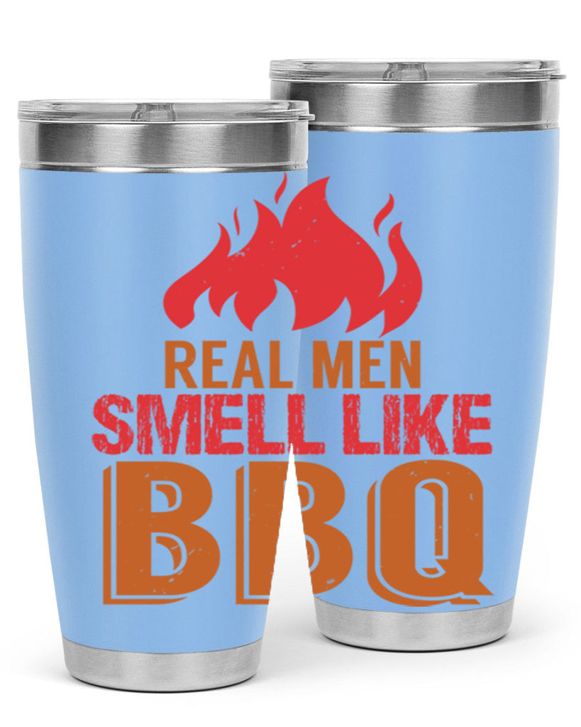 real men smell like bbq 16#- bbq- Tumbler
