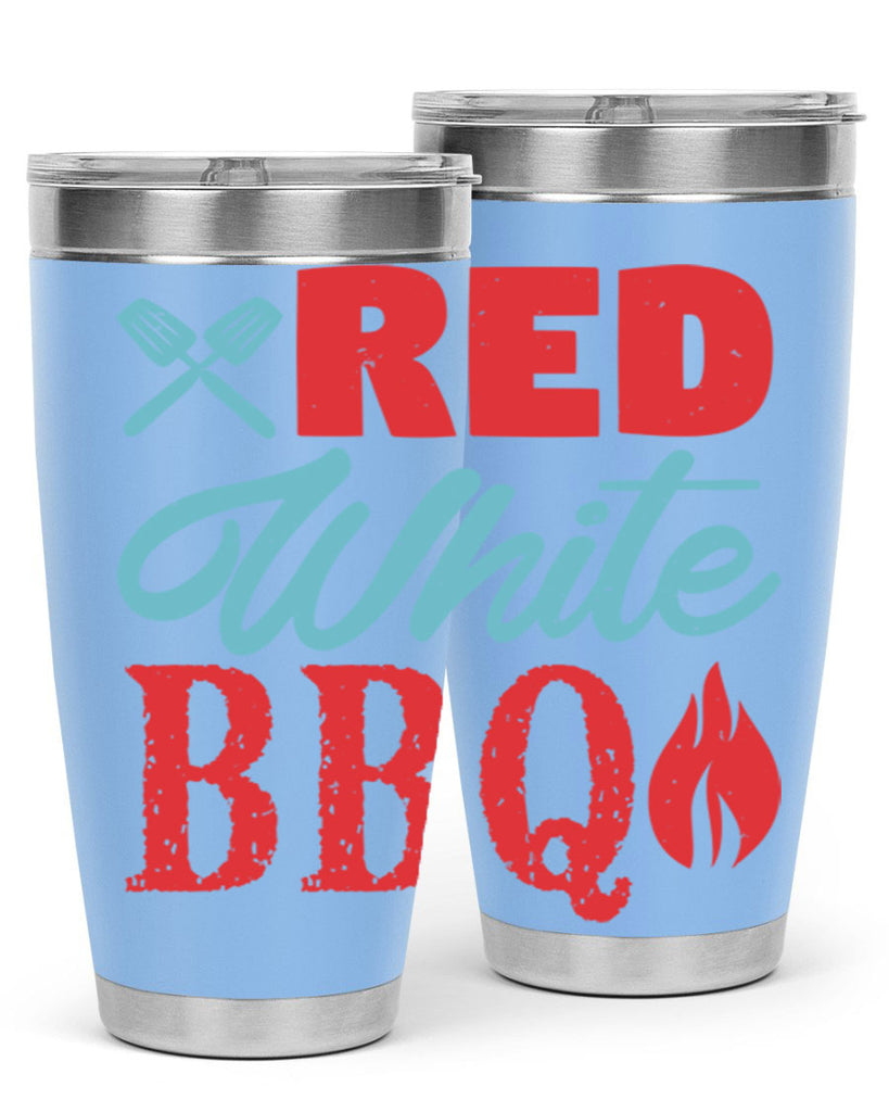 red white bbq 15#- bbq- Tumbler