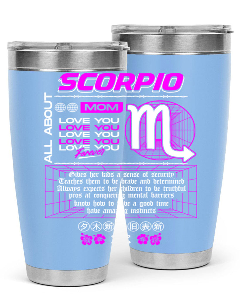 scorpio 457#- zodiac- Tumbler