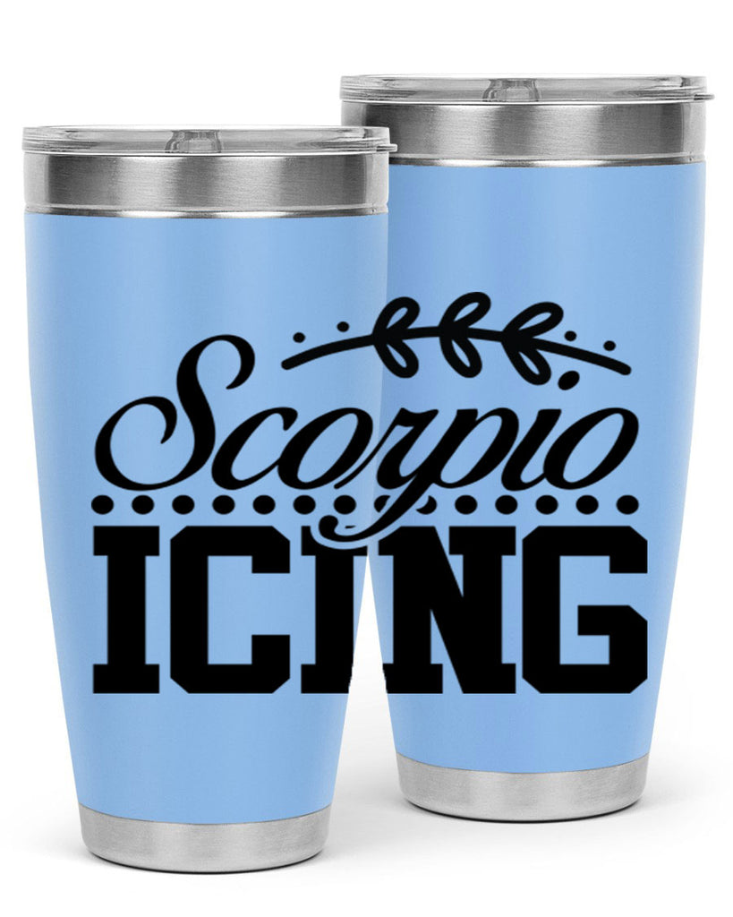 scorpio icing 442#- zodiac- Tumbler
