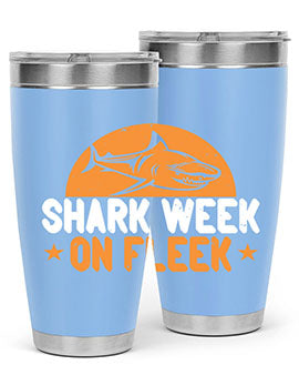 shark week on fleek Style 42#- shark  fish- Tumbler