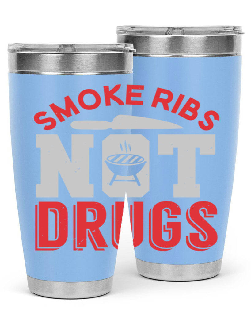 smok ribs not drugs 13#- bbq- Tumbler