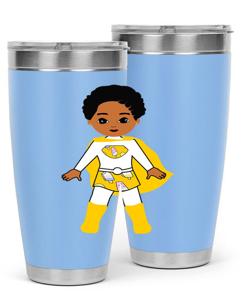 super kid 10#- black men - boys- tumbler