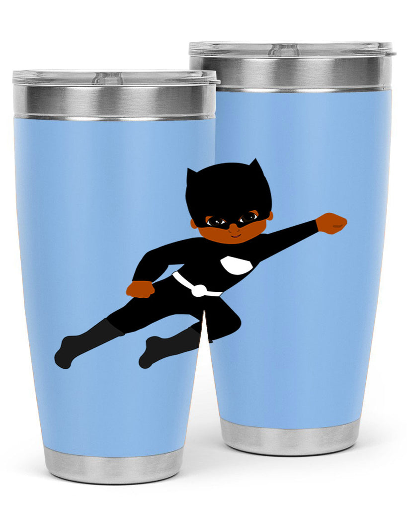super kid 12#- black men - boys- tumbler