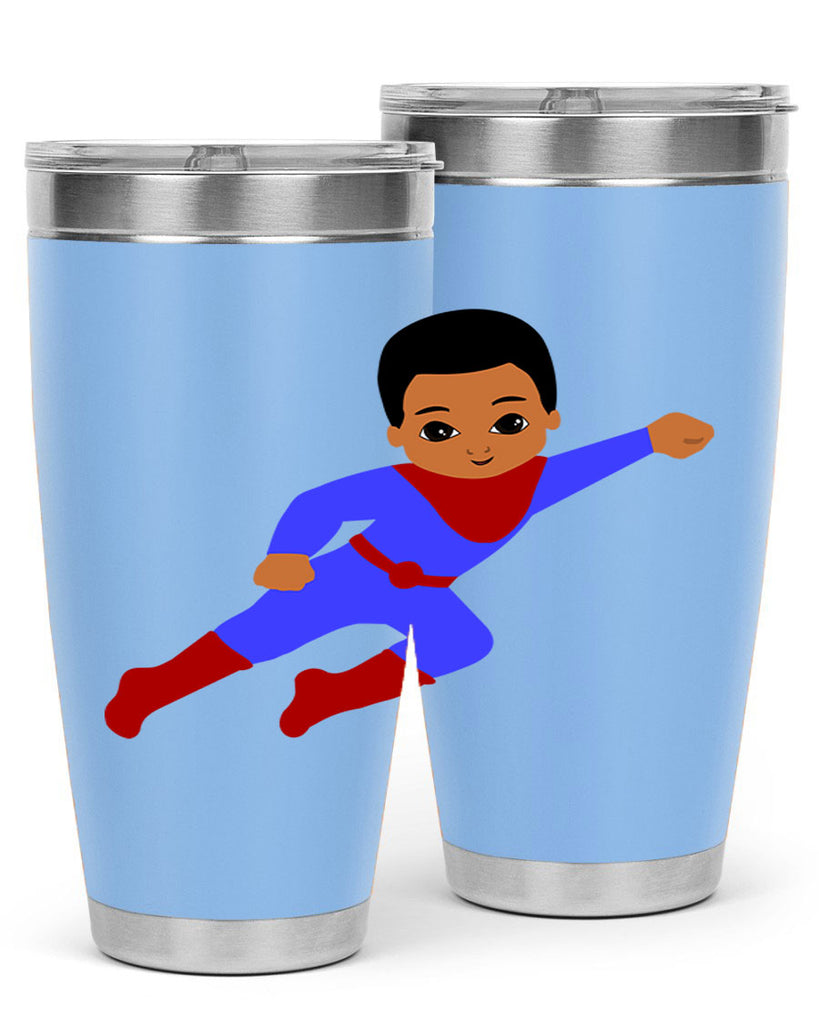 super kid 14#- black men - boys- tumbler