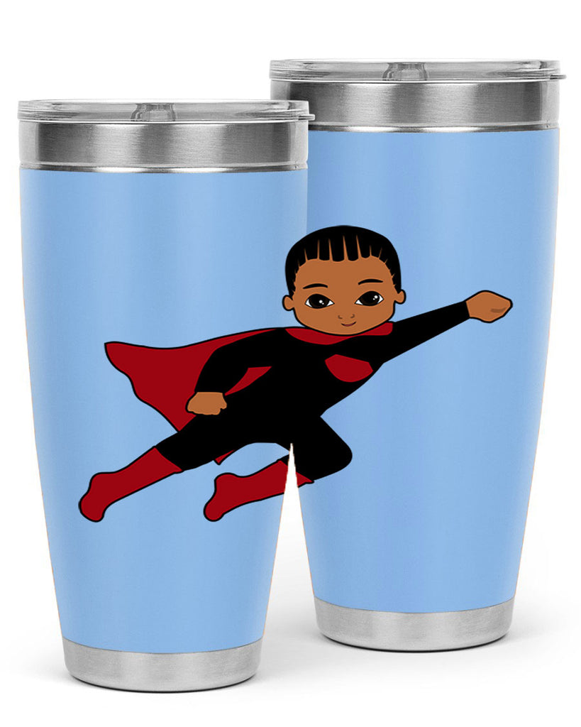 super kid 16#- black men - boys- tumbler