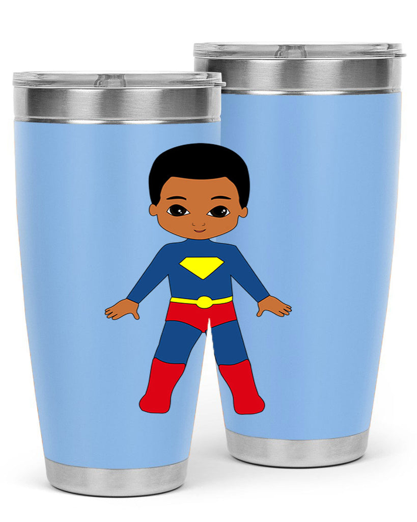 super kid 2#- black men - boys- tumbler