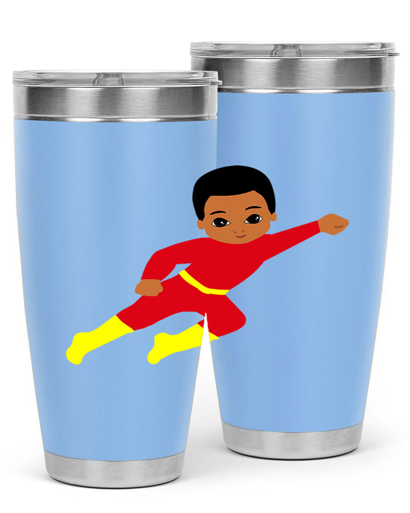 super kid 4#- black men - boys- tumbler