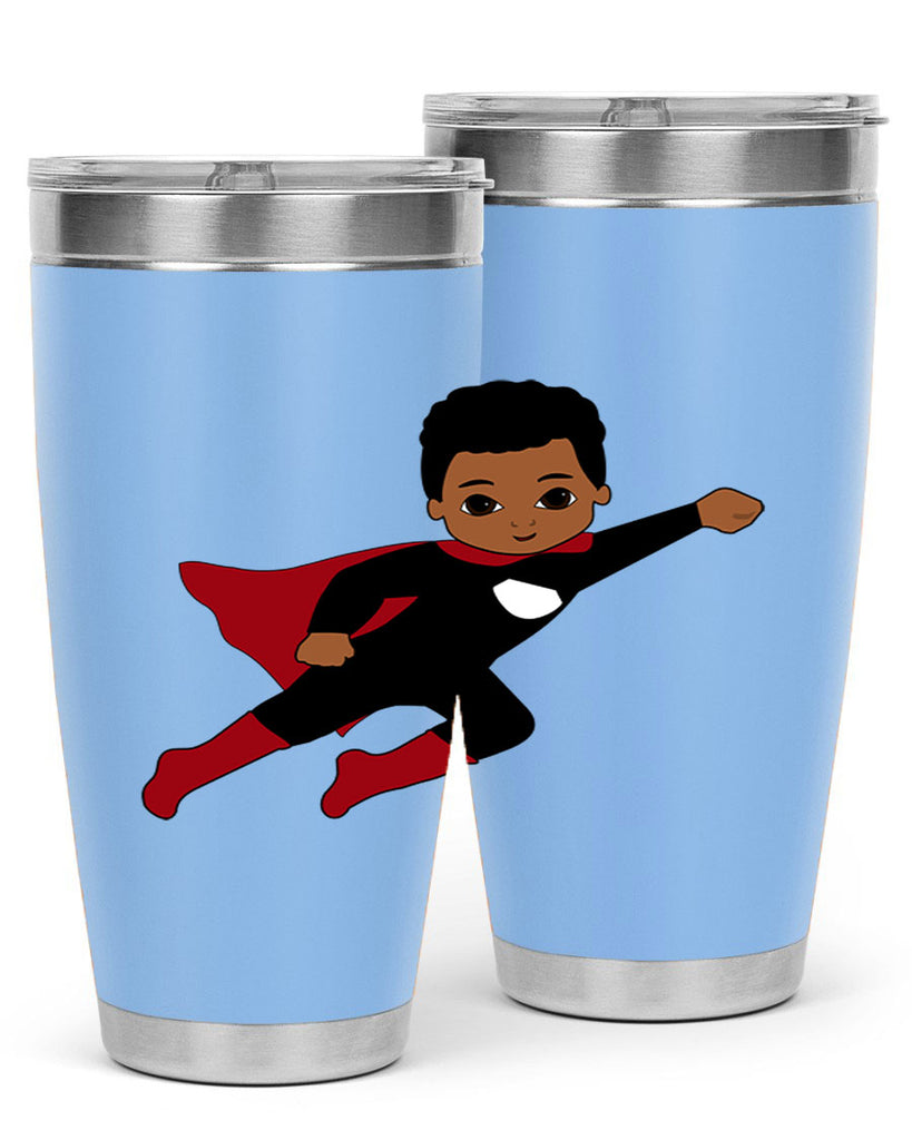 super kid 5#- black men - boys- tumbler