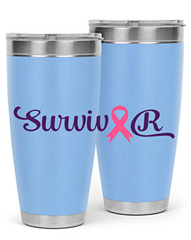 survivor Style 3#- breast cancer- Tumbler