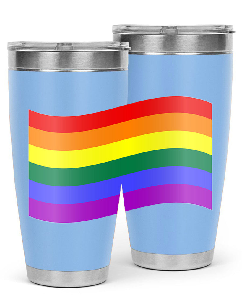 wavy rainbow flag 1#- lgbt- Tumbler