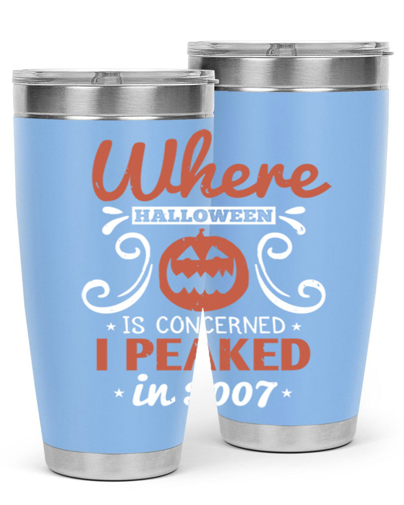 where halloween is 122#- halloween- Tumbler