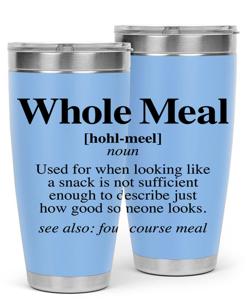 whole meal 10#- black words phrases- Cotton Tank