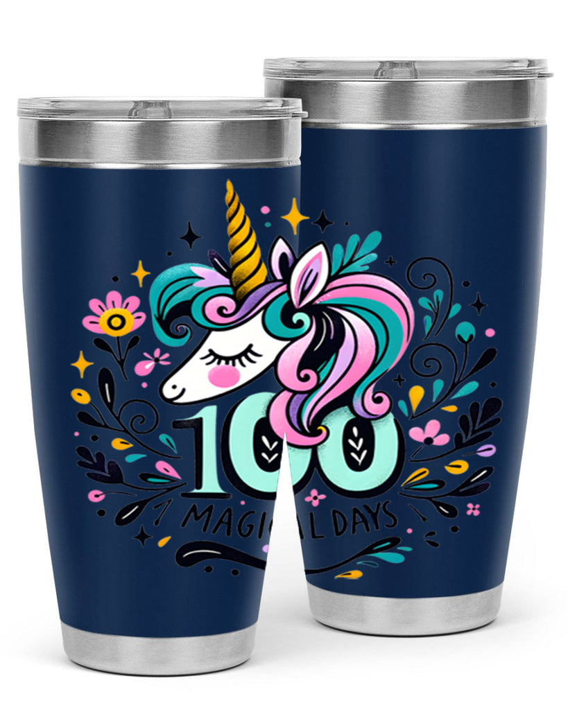 100 Day Magical Sublimation 27#- 100 days of school- Tumbler