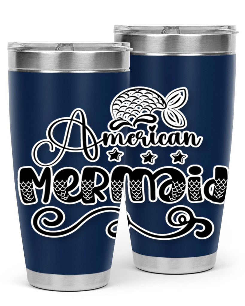 American Mermaid 15#- mermaid- Tumbler