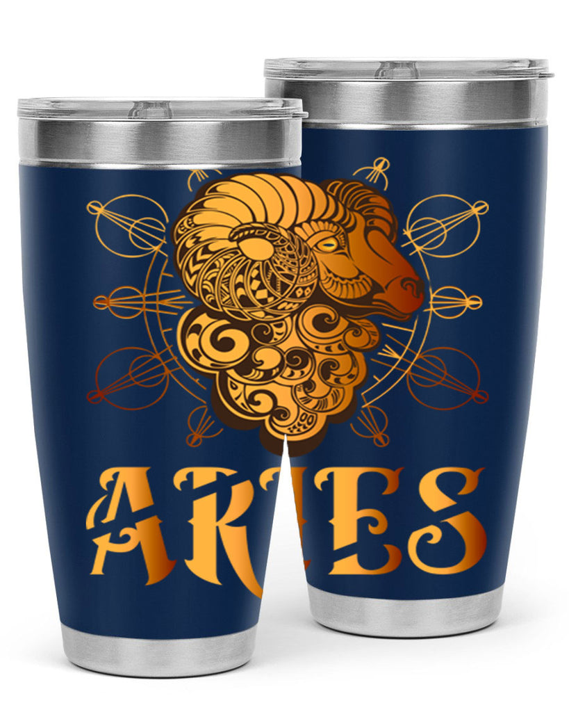 Aries 121#- zodiac- Tumbler