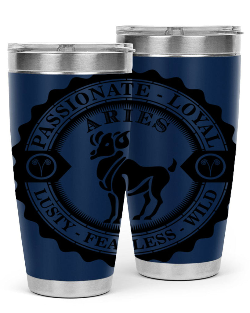 Aries 3#- zodiac- Tumbler