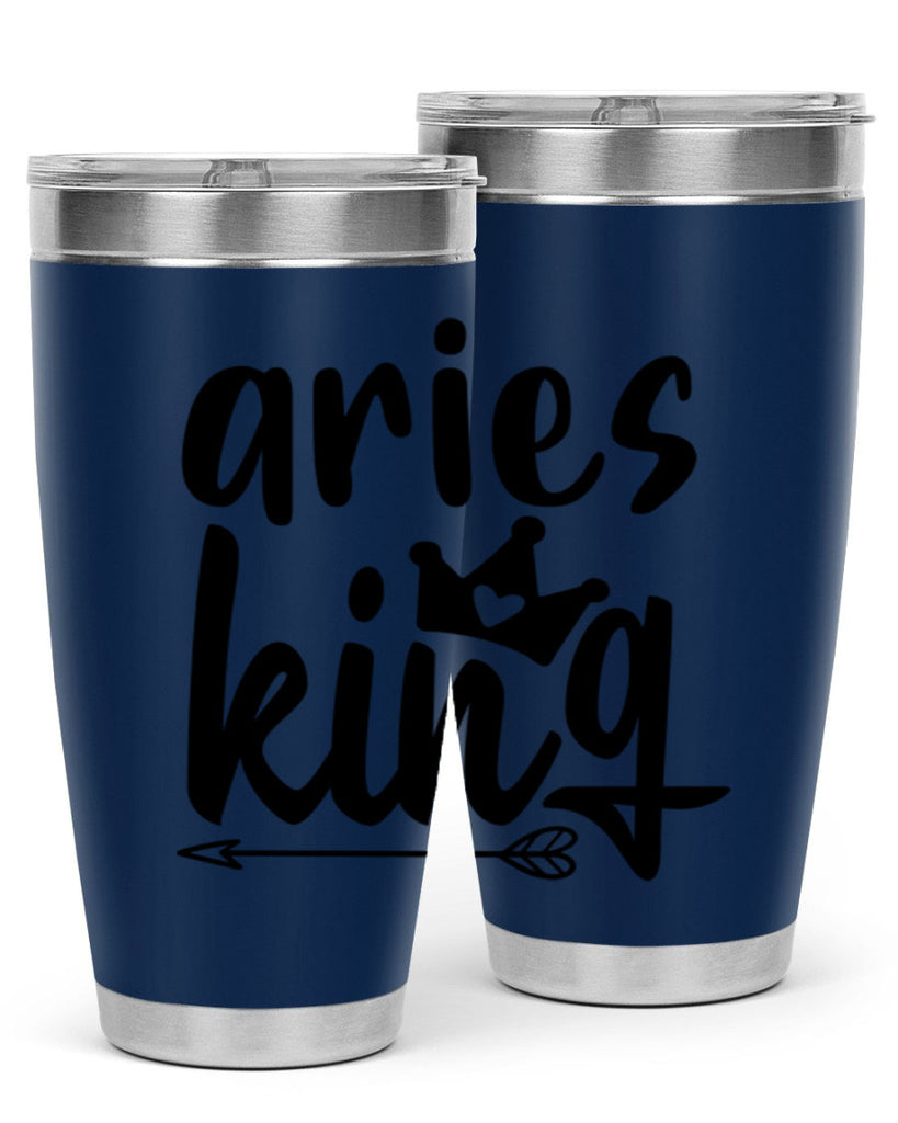 Aries king 108#- zodiac- Tumbler
