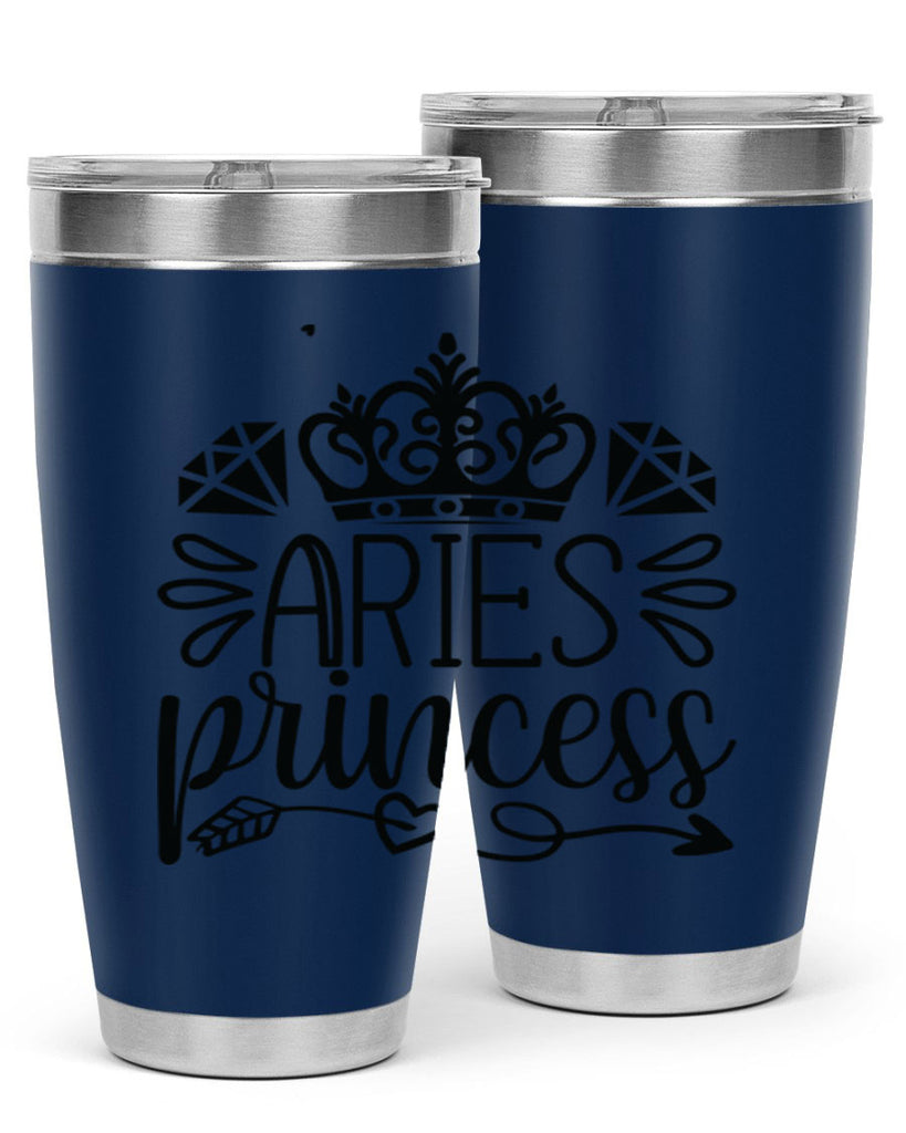 Aries princess 114#- zodiac- Tumbler