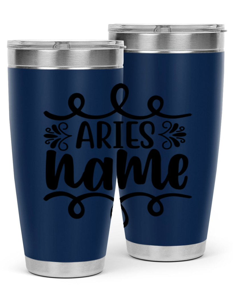 Ariesname 112#- zodiac- Tumbler