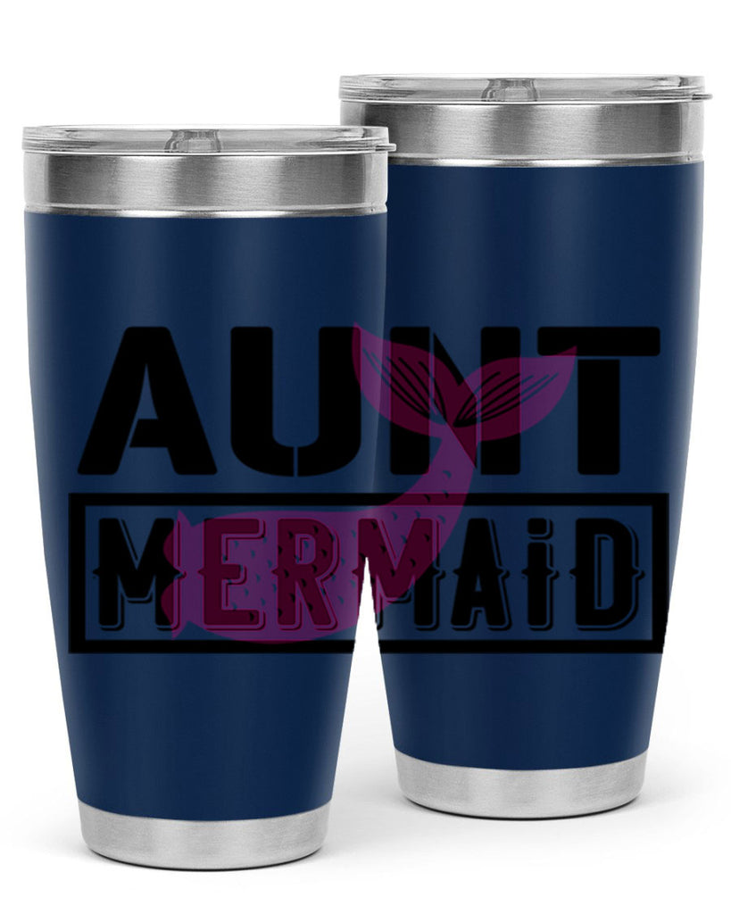Aunt mermaid 17#- mermaid- Tumbler