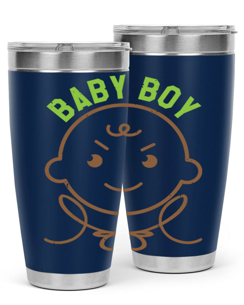 Baby Boy Style 4#- baby shower- tumbler