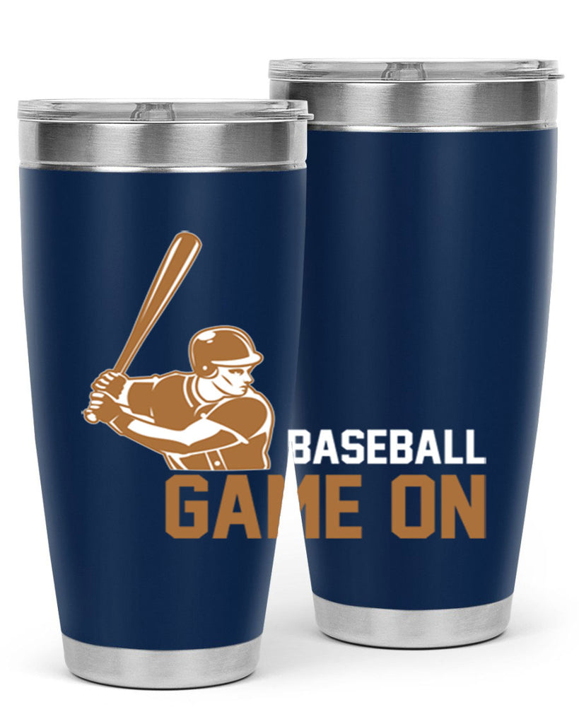 Baseball game 1446#- baseball- Tumbler
