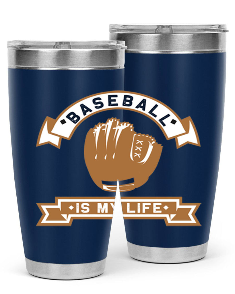 Baseball is 1445#- baseball- Tumbler