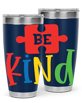 Be Kind Style 9#- autism- Tumbler